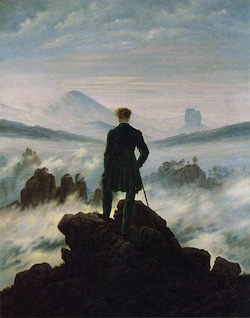 Fig. 1. Caspar David Friedrich, The Wanderer Above the Sea of Fog (1818).